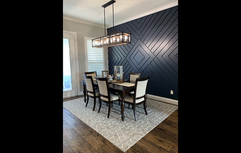 Newly remodeled dining room