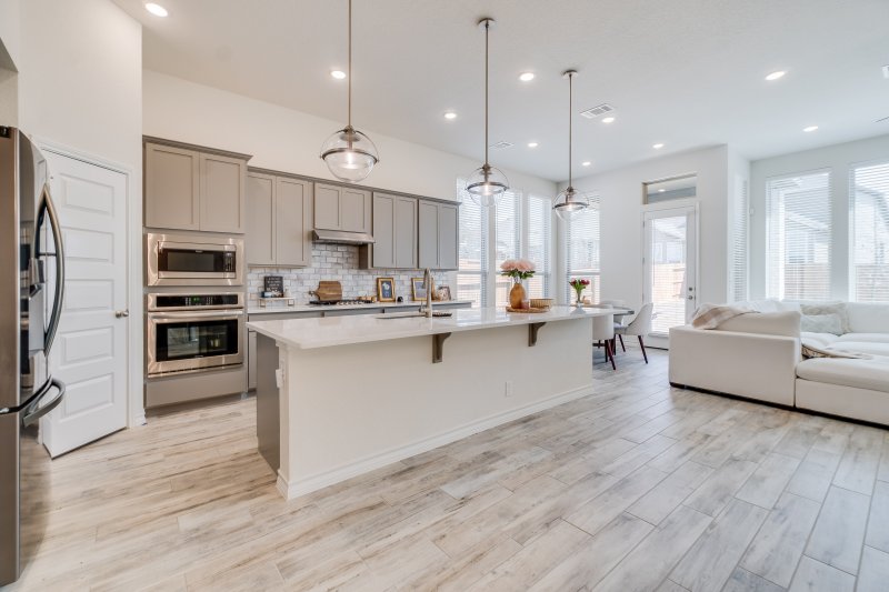 a full kitchen after being remodeled 